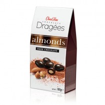 Dragees with dark chocolate