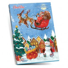 Christmas Calendar Santa Claus Vintage